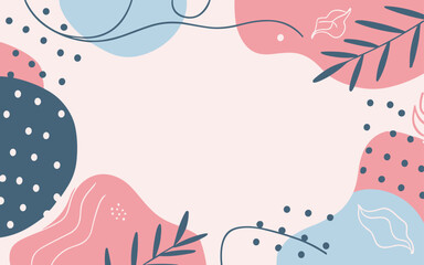 Floral background, Abstract. Good for fashion fabrics, postcards, email header, wallpaper, banner, events, covers, advertising, and more. Valentine's day, women's day, mother's day background.