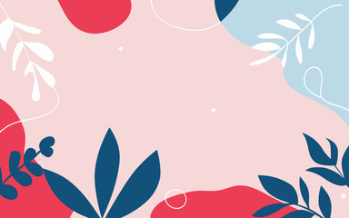 Floral background, Abstract. Good for fashion fabrics, postcards, email header, wallpaper, banner, events, covers, advertising, and more. Valentine's day, women's day, mother's day background.