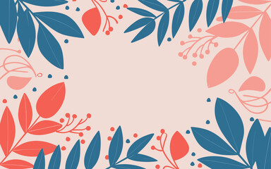 Floral background, Abstract. Good for fashion fabrics, postcards, email header, wallpaper, banner, events, covers, advertising, and more. Valentine's day, women's day, mother's day background.