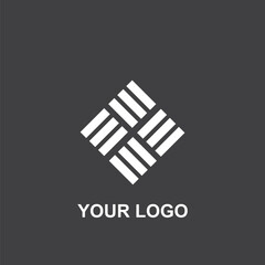 minimalist labyrinth logo