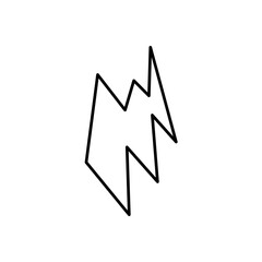 Hand drawn arrow sign board