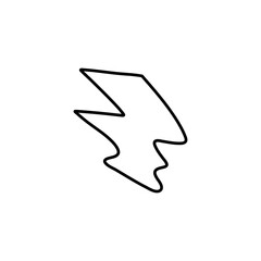 Hand drawn arrow sign board