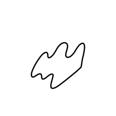 Hand drawn arrow sign board