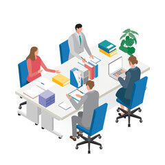 バックオフィスチームの仕事風景