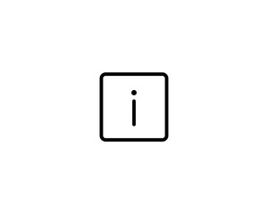 Information icon vector symbol design illustration