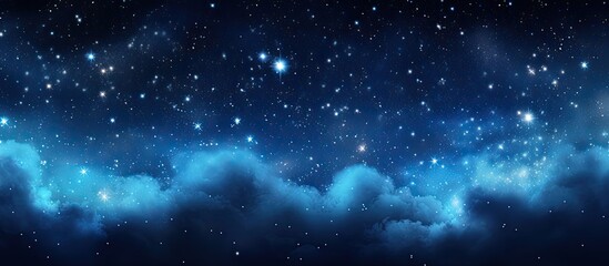Stars in the Milky Way and sky filled with stars.