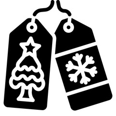 christmas sale tags