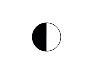 piechart finance icon vector symbol design illustration