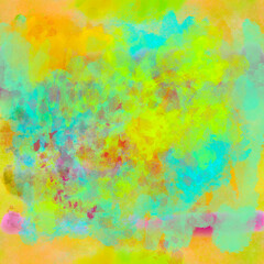 Bright bold colorful summer colors of nature Abstract blurred painted artistic seamless background