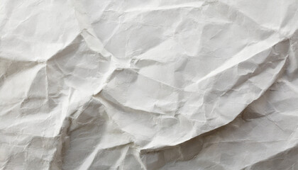 Texture of white paper is crumpled background for various purposes