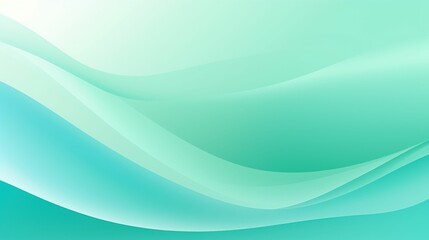 Fototapeta premium Abstract wavy green background