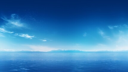 Stunning blue background, invoking a sense of peaceful wonder