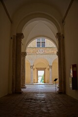 Fototapeta premium Beautiful Medieval Italian Town of Pienza in Tuscany Italy