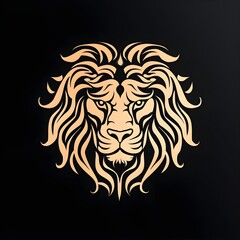 A Minimalistic Lion Vector style Logo