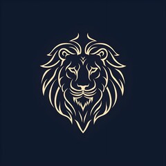 A Minimalistic Lion Vector style Logo