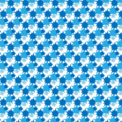 texture of small blue snowflakes.