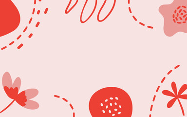 Floral background, Abstract. Good for fashion fabrics, postcards, email header, wallpaper, banner, events, covers, advertising, and more. Valentine's day, women's day, mother's day background.