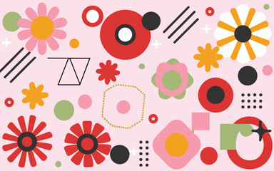 Floral background, Abstract. Good for fashion fabrics, postcards, email header, wallpaper, banner, events, covers, advertising, and more. Valentine's day, women's day, mother's day background.