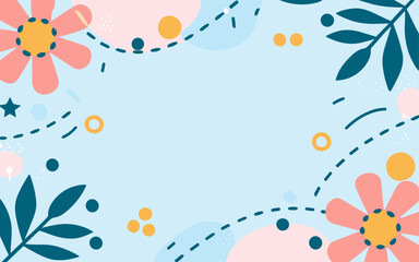 Floral background, Abstract. Good for fashion fabrics, postcards, email header, wallpaper, banner, events, covers, advertising, and more. Valentine's day, women's day, mother's day background.