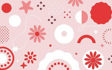 Floral background, Abstract. Good for fashion fabrics, postcards, email header, wallpaper, banner, events, covers, advertising, and more. Valentine's day, women's day, mother's day background.