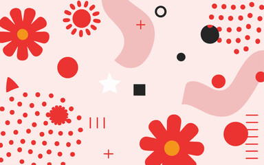 Floral background, Abstract. Good for fashion fabrics, postcards, email header, wallpaper, banner, events, covers, advertising, and more. Valentine's day, women's day, mother's day background.