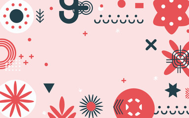 Floral background, Abstract. Good for fashion fabrics, postcards, email header, wallpaper, banner, events, covers, advertising, and more. Valentine's day, women's day, mother's day background.