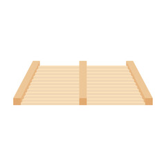 
Flat illustration of stairs on isolated background
