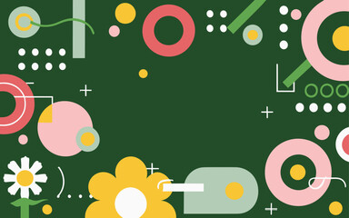 Obraz premium Floral background, Abstract. Good for fashion fabrics, postcards, email header, wallpaper, banner, events, covers, advertising, and more. Valentine's day, women's day, mother's day background.