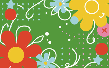 Floral background, Abstract. Good for fashion fabrics, postcards, email header, wallpaper, banner, events, covers, advertising, and more. Valentine's day, women's day, mother's day background.