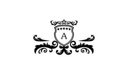 Luxury Stylish Alphabetical Logo A