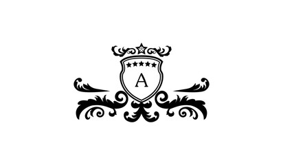 Luxury Stylish Alphabetical Logo A