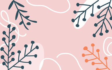 Floral background, Abstract. Good for fashion fabrics, postcards, email header, wallpaper, banner, events, covers, advertising, and more. Valentine's day, women's day, mother's day background.