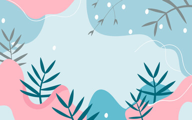 Floral background, Abstract. Good for fashion fabrics, postcards, email header, wallpaper, banner, events, covers, advertising, and more. Valentine's day, women's day, mother's day background.