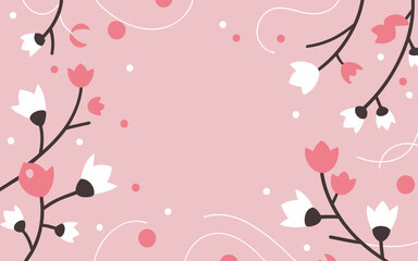 Abstract background poster. Good for fashion fabrics, postcards, email header, wallpaper, banner, events, covers, advertising, and more. Valentine's day, women's day, mother's day background.