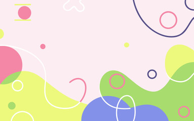 Abstract background poster. Good for fashion fabrics, children’s clothing, postcards, email header, wallpaper, banner, events, covers, advertising, and more.