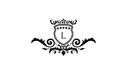 Luxury Stylish Alphabetical Logo L