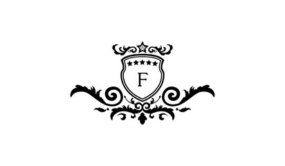 Luxury Stylish Alphabetical Logo F