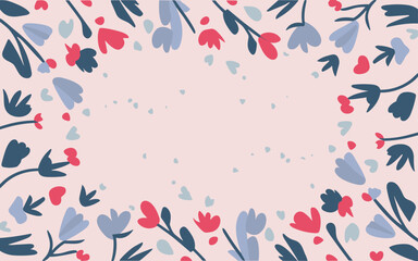 Abstract background poster. Good for fashion fabrics, postcards, email header, wallpaper, banner, events, covers, advertising, and more. Valentine's day, women's day, mother's day background.