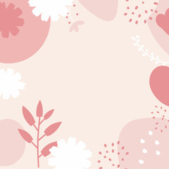 Abstract background poster. Good for fashion fabrics, postcards, email header, wallpaper, banner, events, covers, advertising, and more. Valentine's day, women's day, mother's day background.