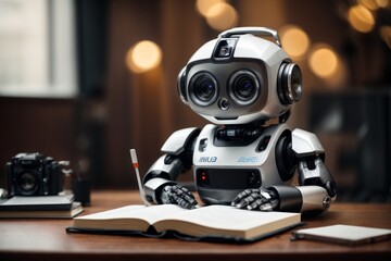 Stunning AI Robot Image for Modern Creatives