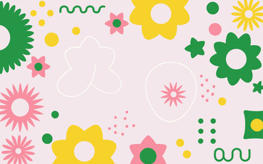 Floral background, Abstract. Good for fashion fabrics, postcards, email header, wallpaper, banner, events, covers, advertising, and more. Valentine's day, women's day, mother's day background.