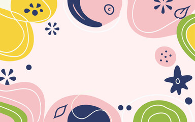 Floral background, Abstract. Good for fashion fabrics, postcards, email header, wallpaper, banner, events, covers, advertising, and more. Valentine's day, women's day, mother's day background.