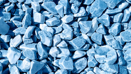 grey blue seamless tile background of small stones