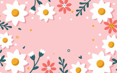 Abstract background poster. Good for fashion fabrics, postcards, email header, wallpaper, banner, events, covers, advertising, and more. Valentine's day, women's day, mother's day background.