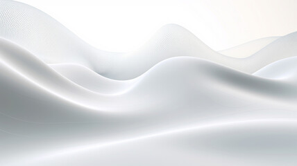 Abstract white futuristic background Wave white background
