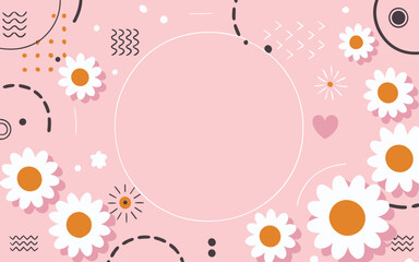 Abstract background poster. Good for fashion fabrics, postcards, email header, wallpaper, banner, events, covers, advertising, and more. Valentine's day, women's day, mother's day background.