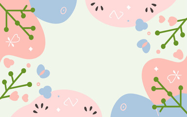 Abstract background poster. Good for fashion fabrics, postcards, email header, wallpaper, banner, events, covers, advertising, and more. Valentine's day, women's day, mother's day background.