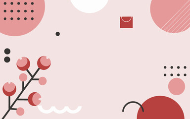 Abstract background poster. Good for fashion fabrics, postcards, email header, wallpaper, banner, events, covers, advertising, and more. Valentine's day, women's day, mother's day background.