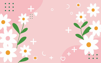 Floral background, Abstract. Good for fashion fabrics, postcards, email header, wallpaper, banner, events, covers, advertising, and more. Valentine's day, women's day, mother's day background.