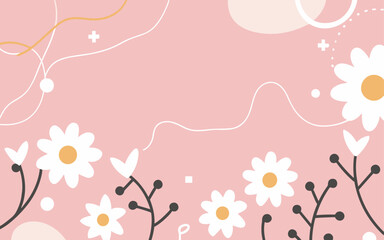 Floral background, Abstract. Good for fashion fabrics, postcards, email header, wallpaper, banner, events, covers, advertising, and more. Valentine's day, women's day, mother's day background.